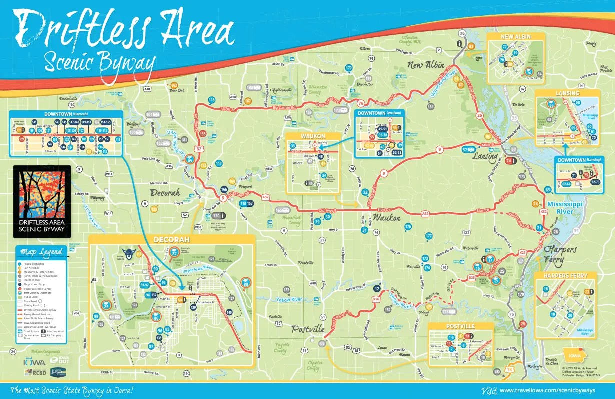 The Best Fall Drives in Iowa's Driftless Area